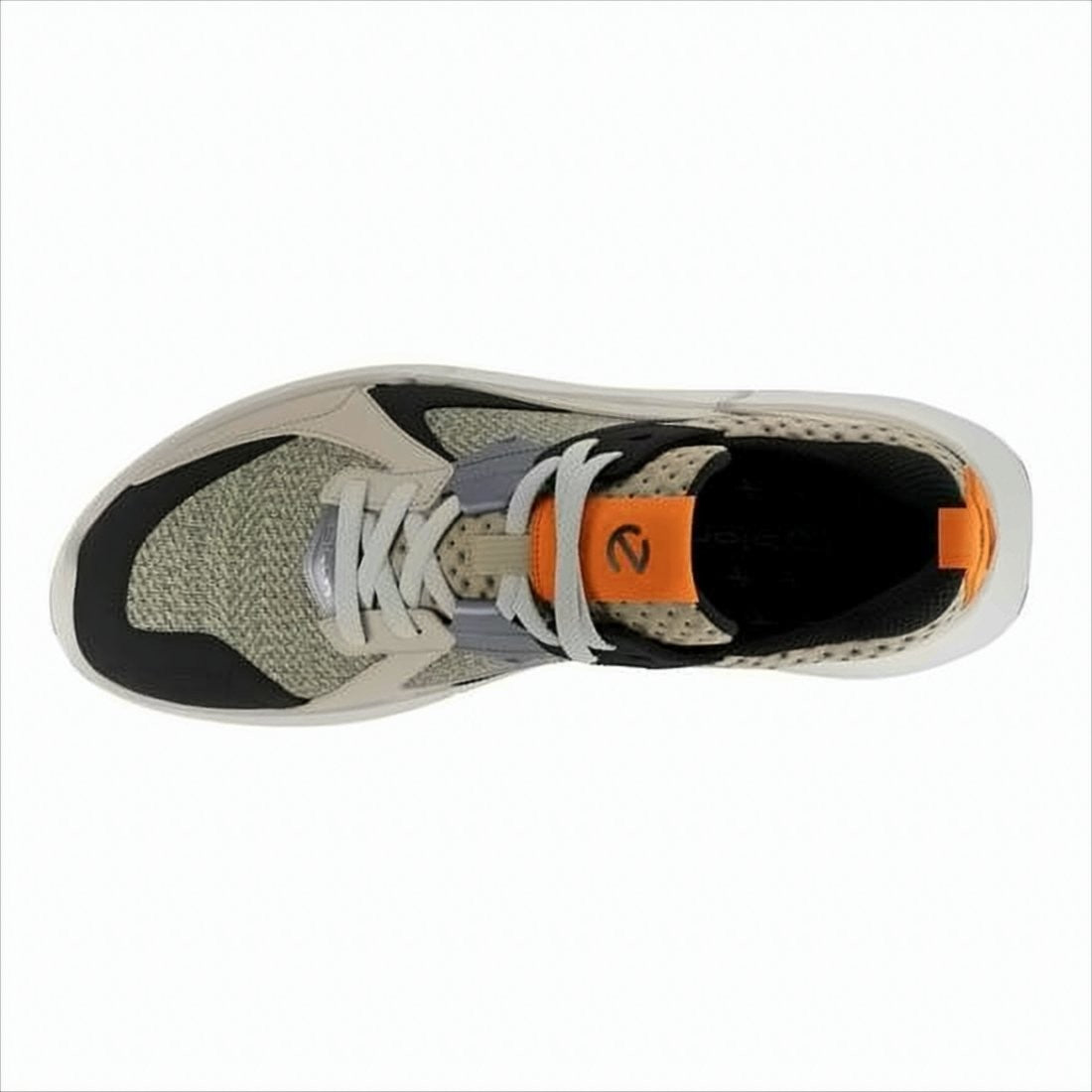 Ecco Layered Leather And Mesh Sneakers