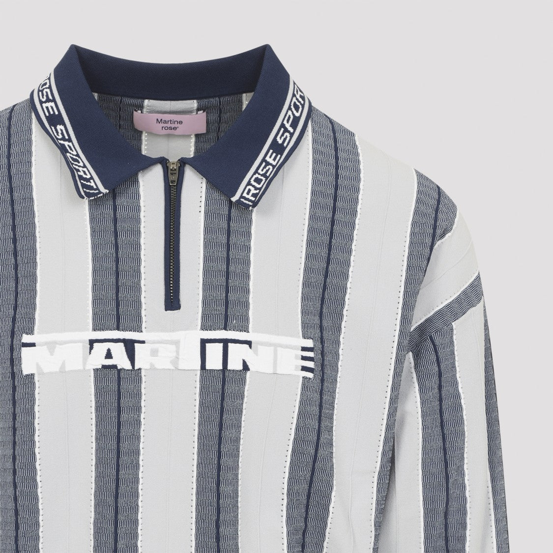 Martine Rose Vertical Stripe Knit Top