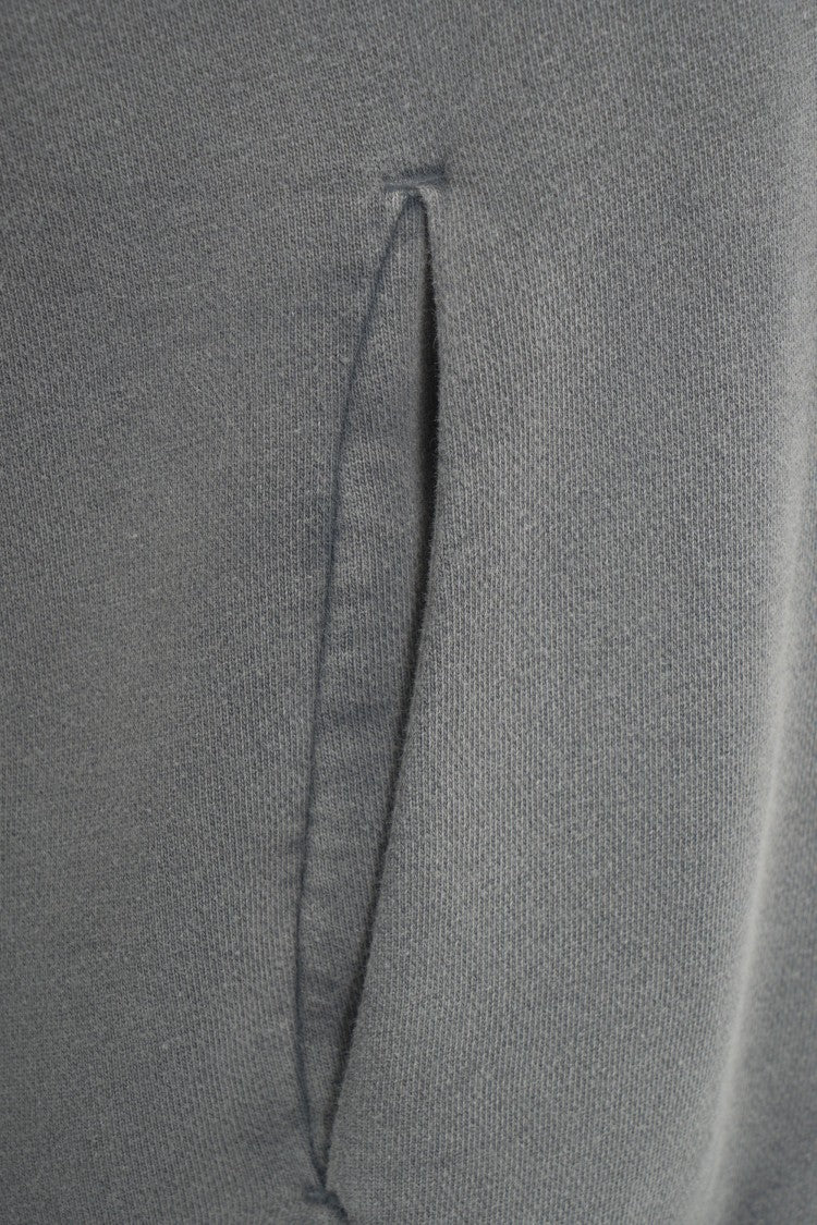 Thom Krom Cropped Hoodie With Practical Kangaroo Pocket