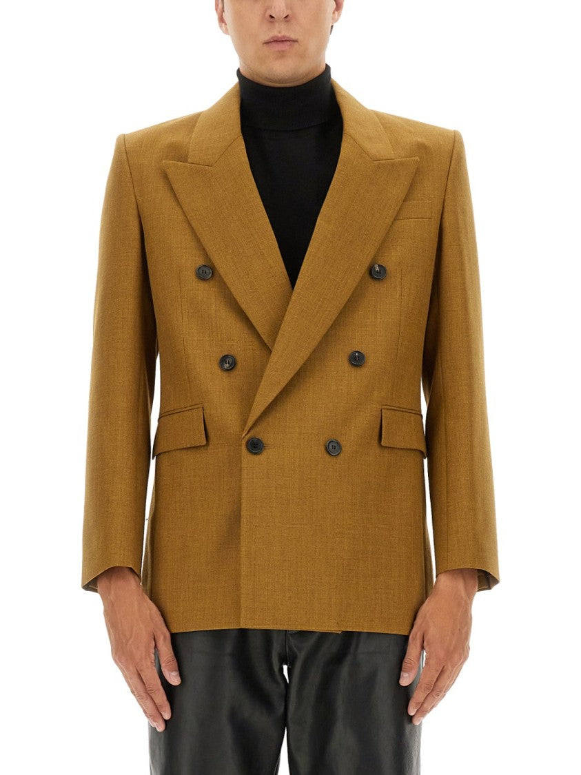 Saint Laurent Double-Breasted Wool Jacket