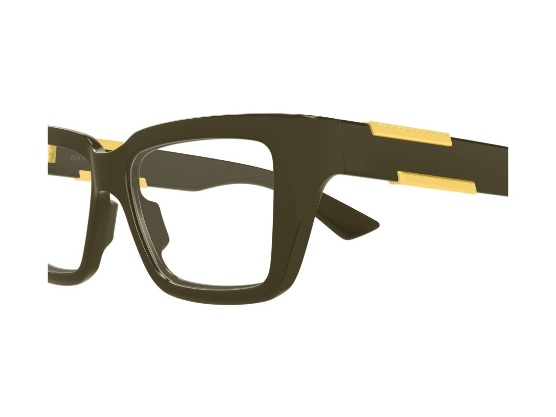 Bottega Veneta Green Bv1455o Oversized Square Eyeglasses