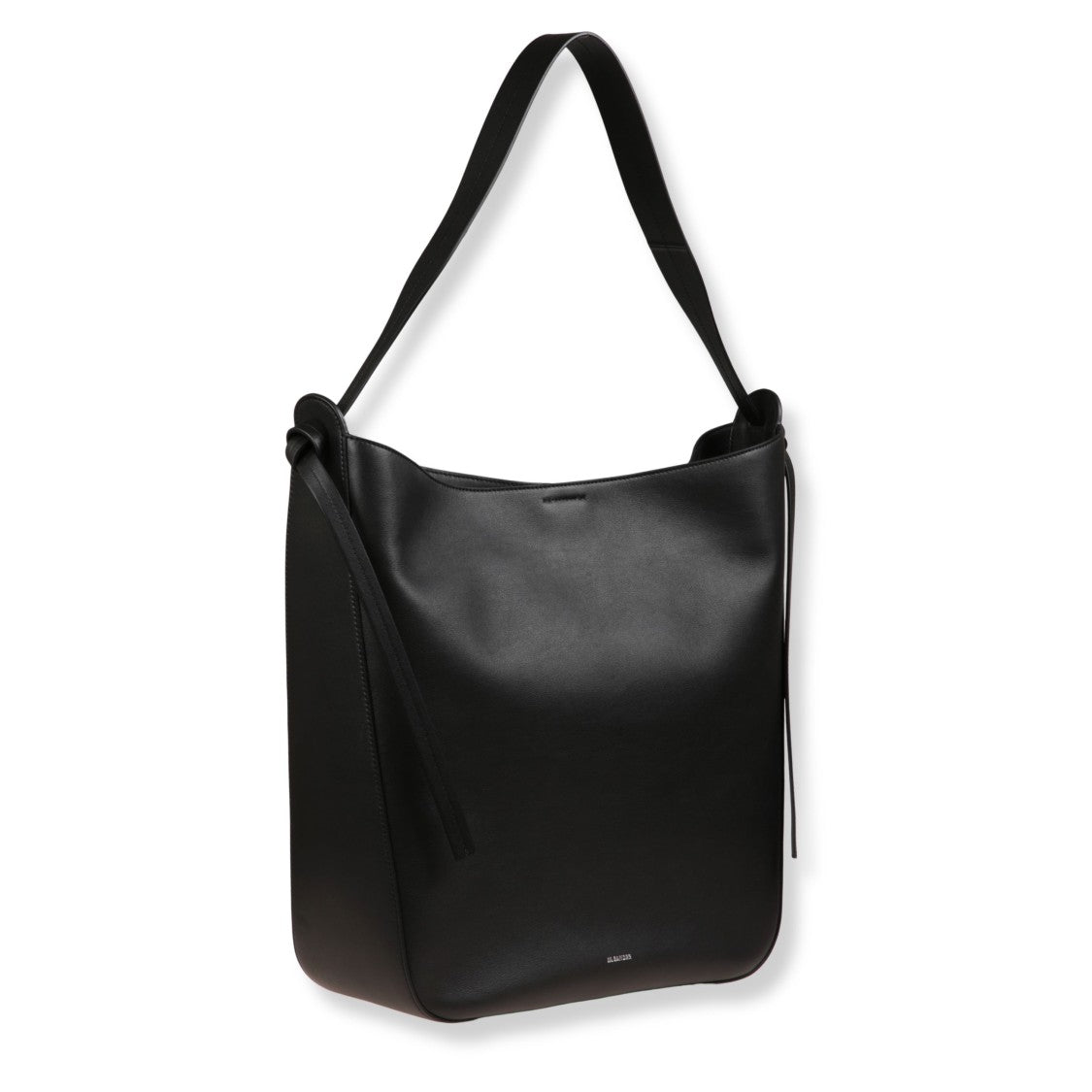 Jil Sander Leather Shoulder Bag With Decorative Tassels