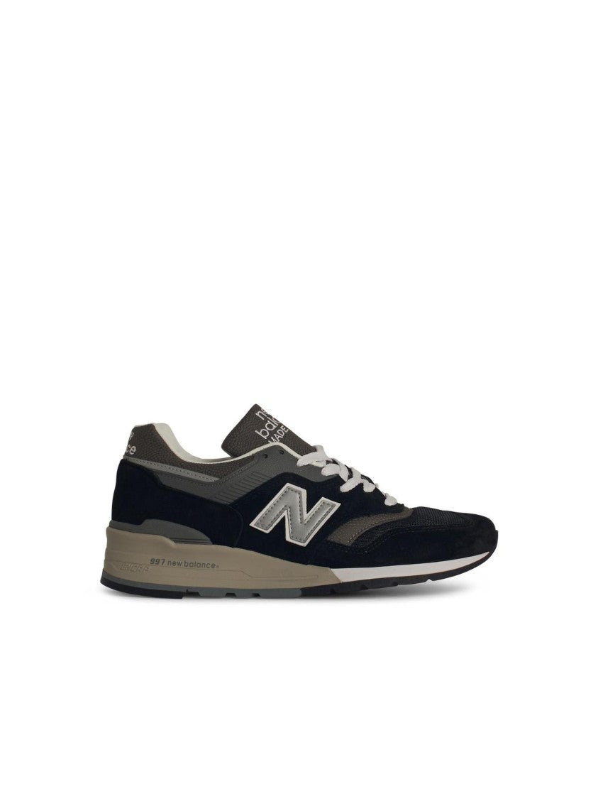 New Balance 997' Black Suede Blend Sneakers