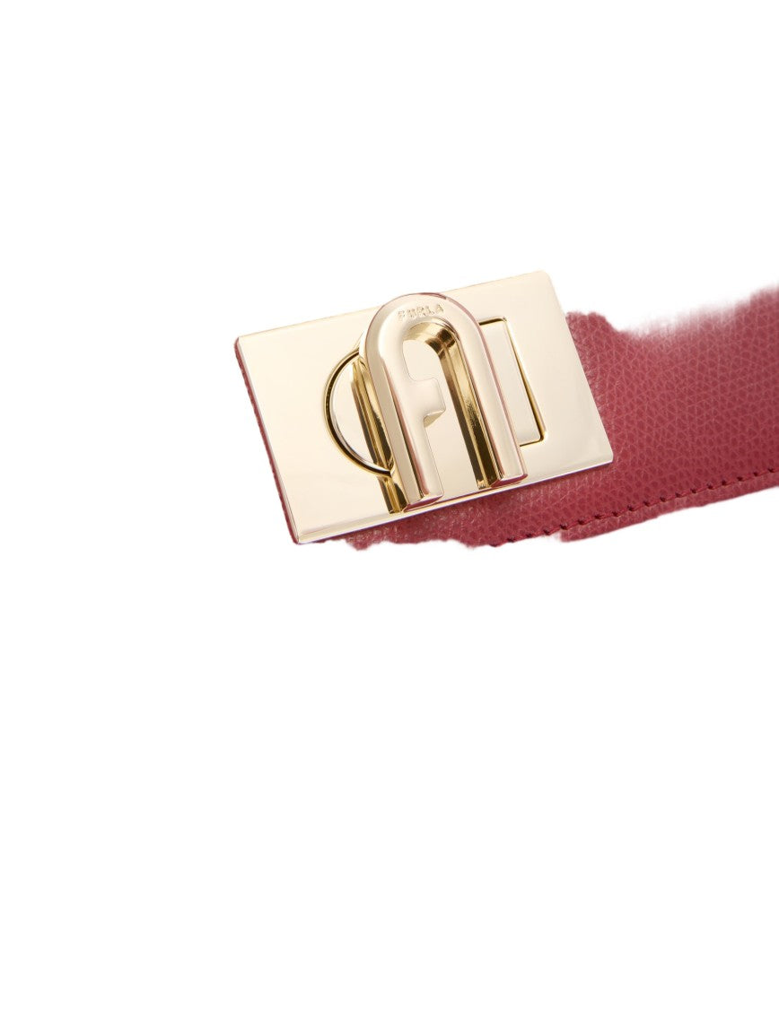 Furla 1927 Mini Leather Top Handle, Cherry Color