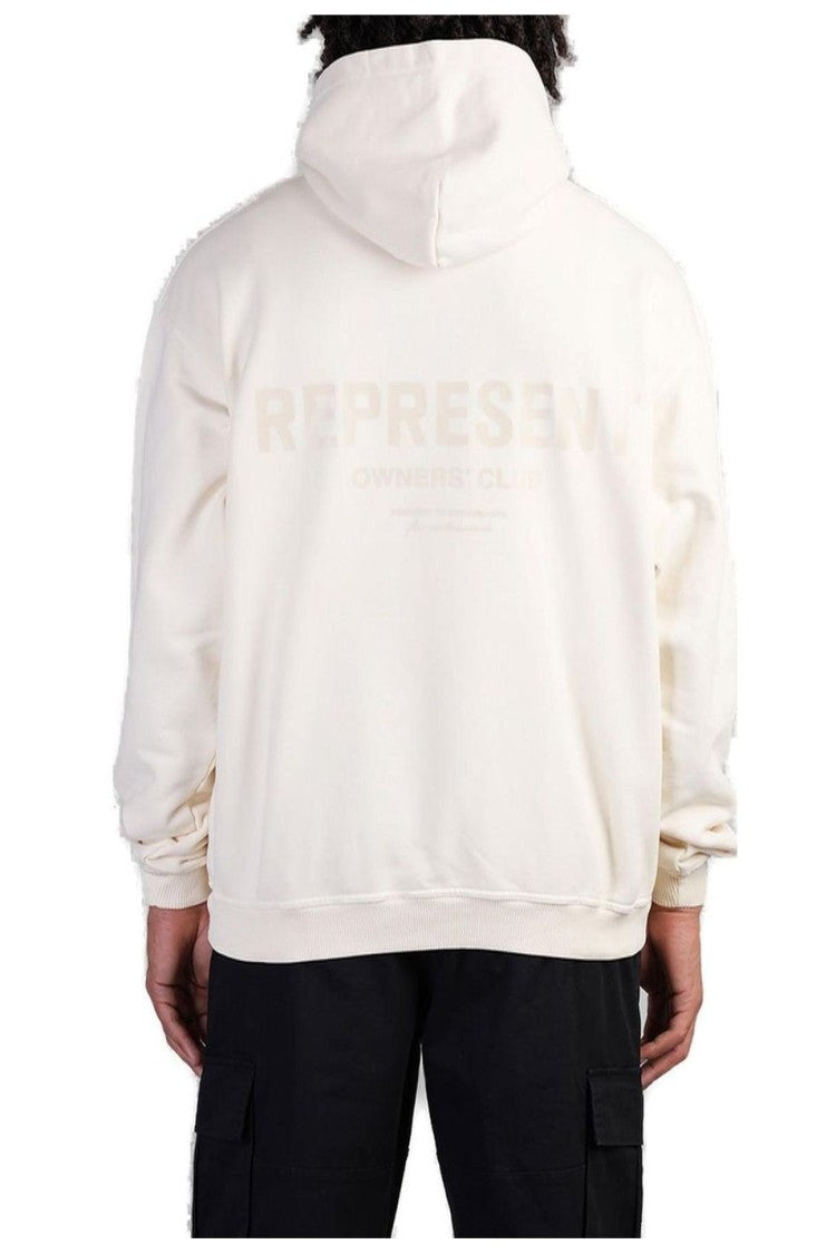 Represent Classic Hoodie With Front Kangaroo Pocket And Adjustable Drawstring