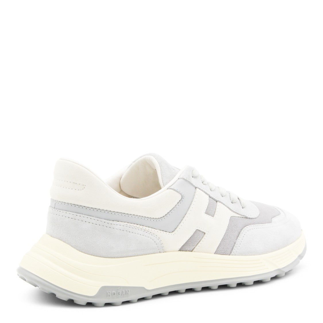 Hogan Grey Leather Sneakers