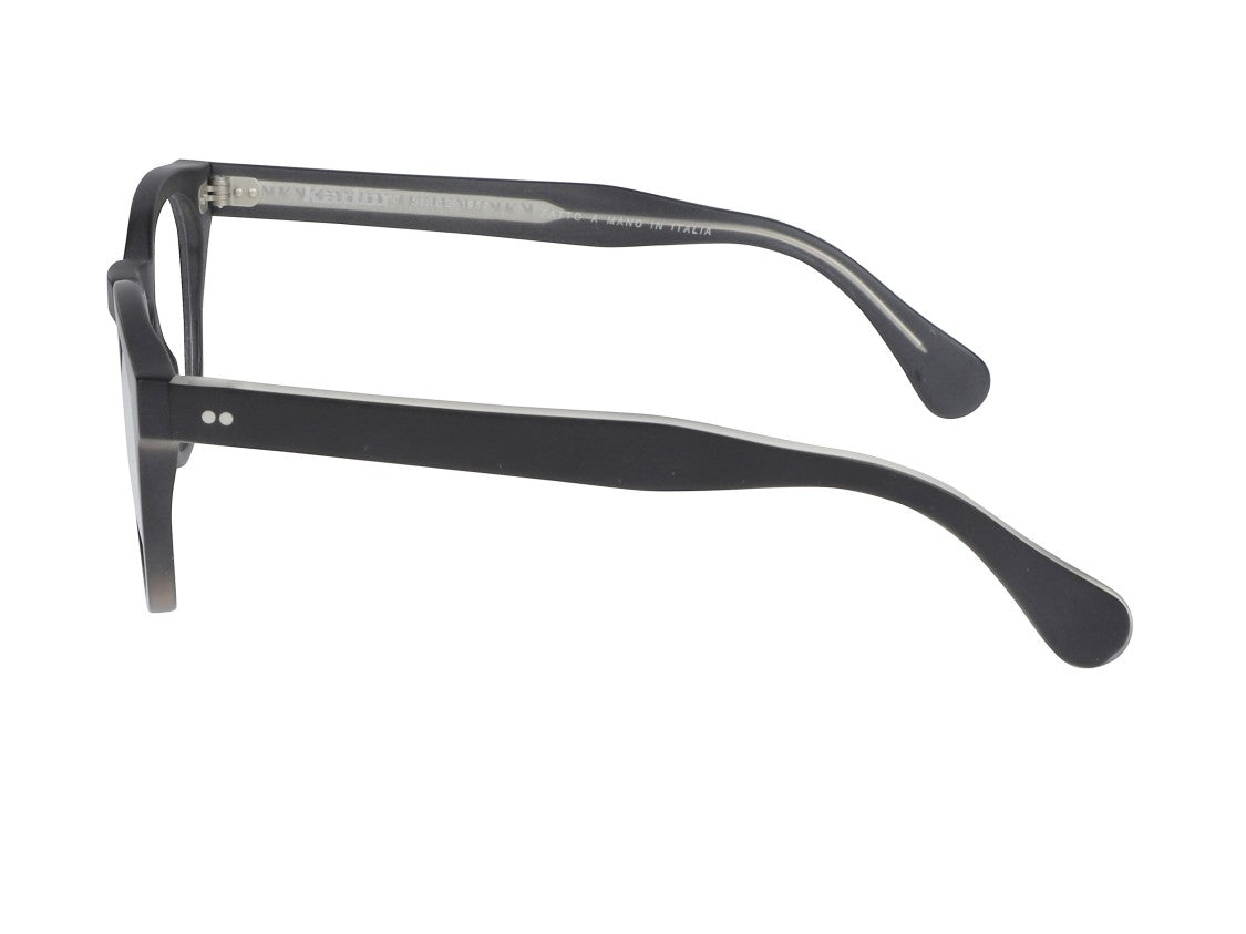 Kador Silver Tuxon-K Keyhole Round Eyeglasses