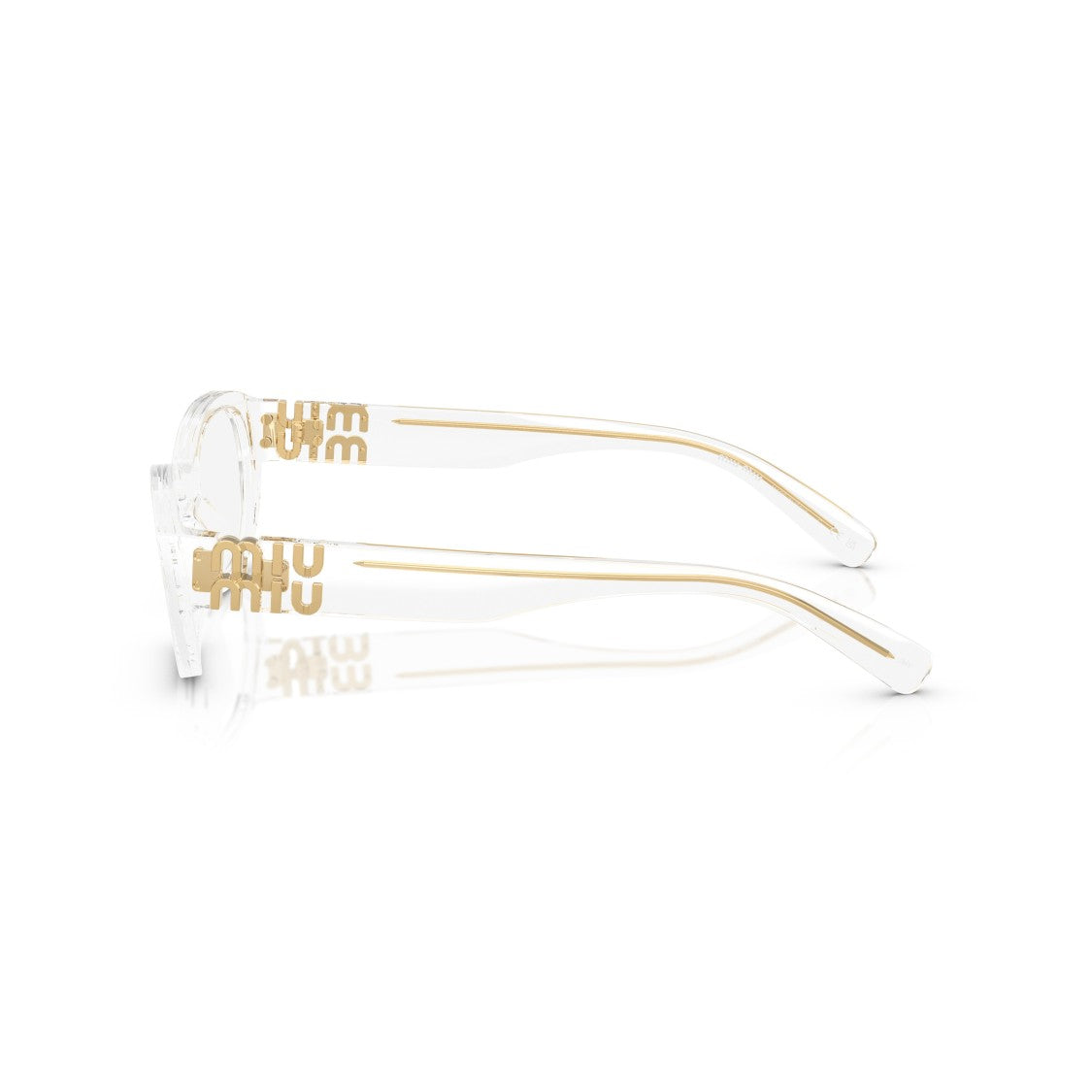 Miu Miu 0Mu 03Wv Transparent Acetate Eyeglasses