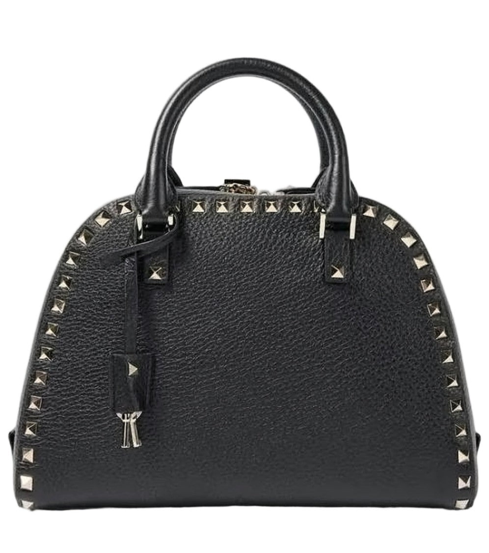 Valentino Garavani Textured Calf Leather Tote Bag
