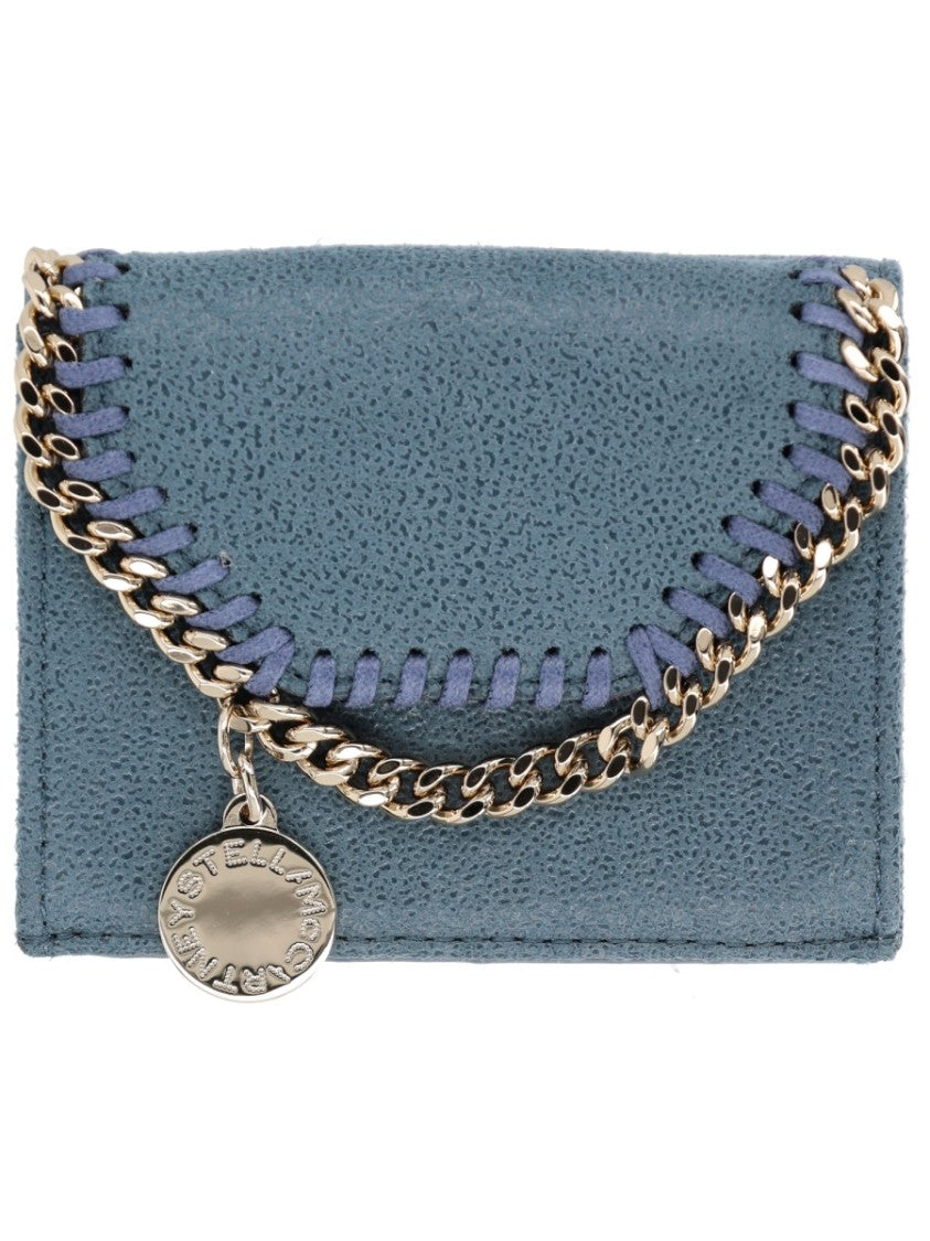 Stella Mccartney Falabella Suede Like Chain Wallet