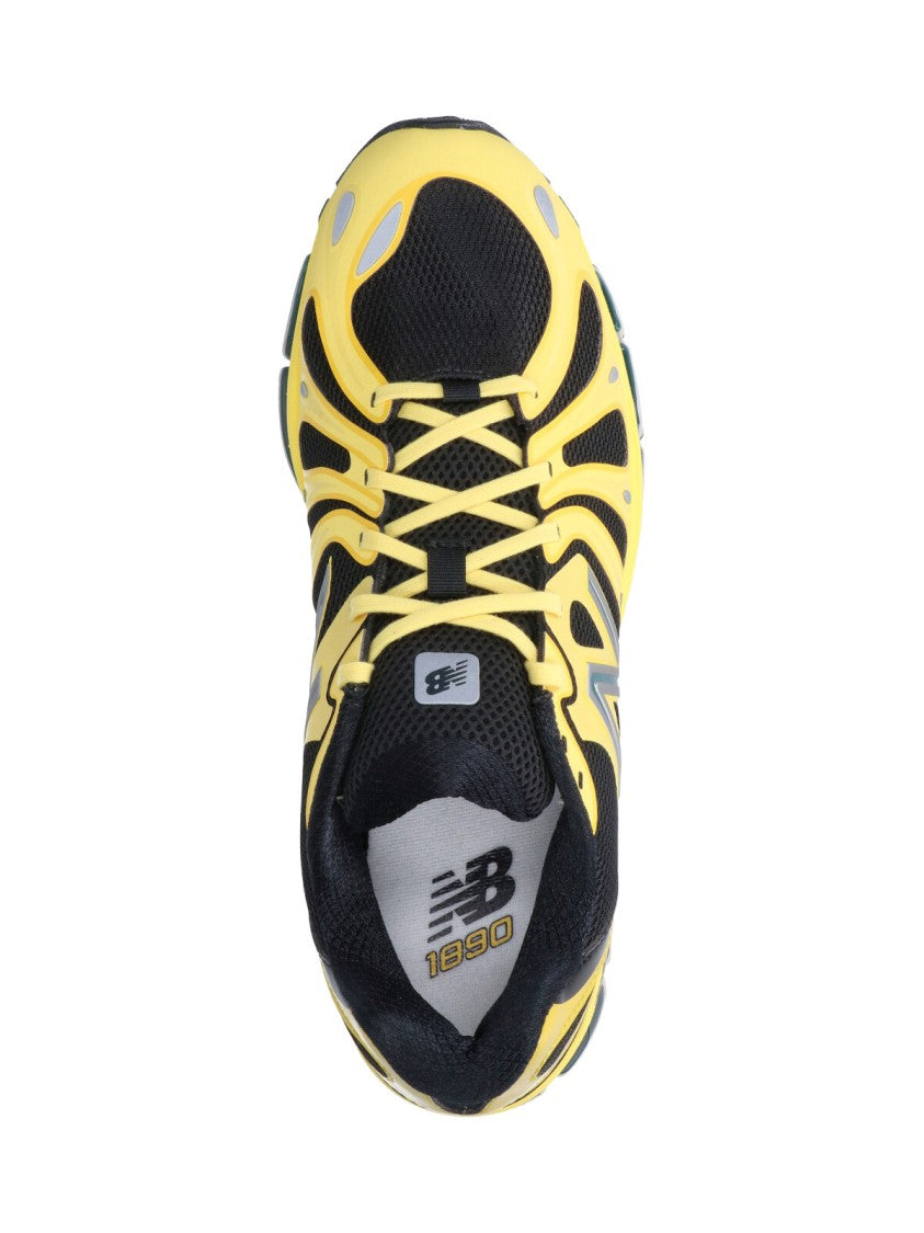 New Balance Yellow 1890 Fabric Mesh Cushion Sneakers
