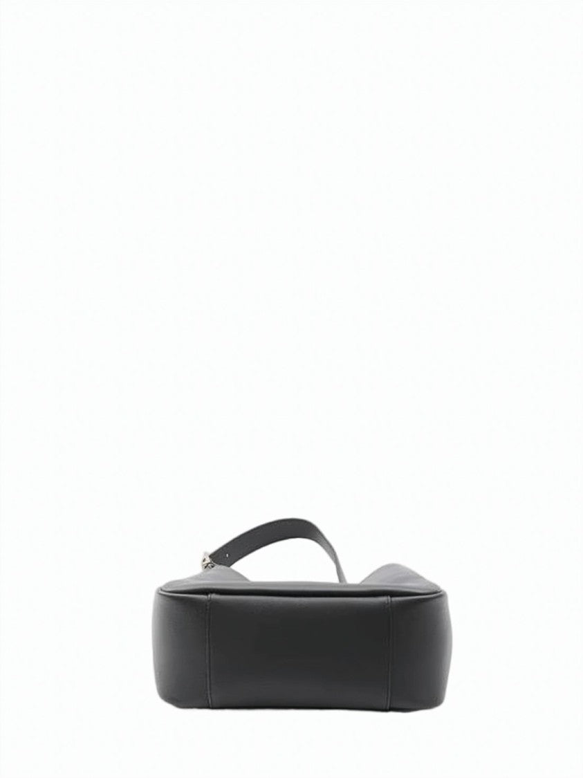 Saint Laurent Supple Grained Leather Small Shoulder Bag With Logo Closure