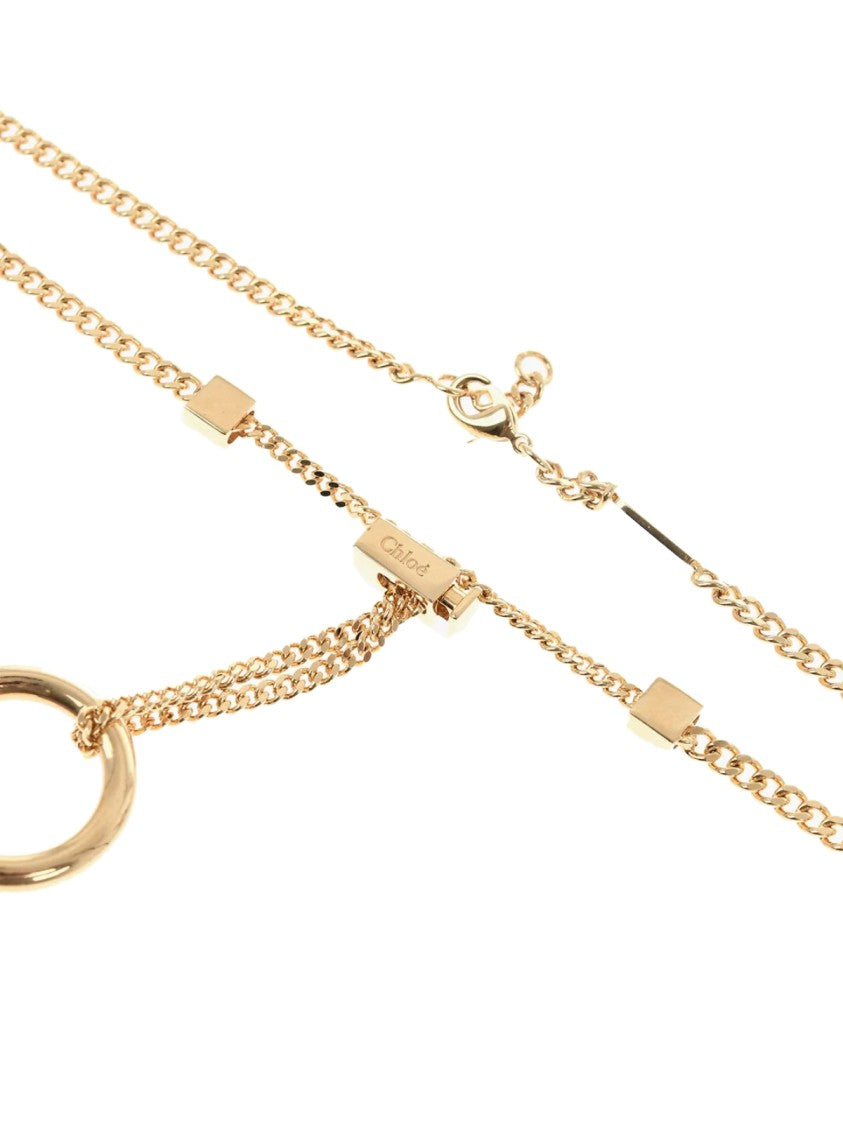 Chloé Keys Charm Pendant Collier Necklace
