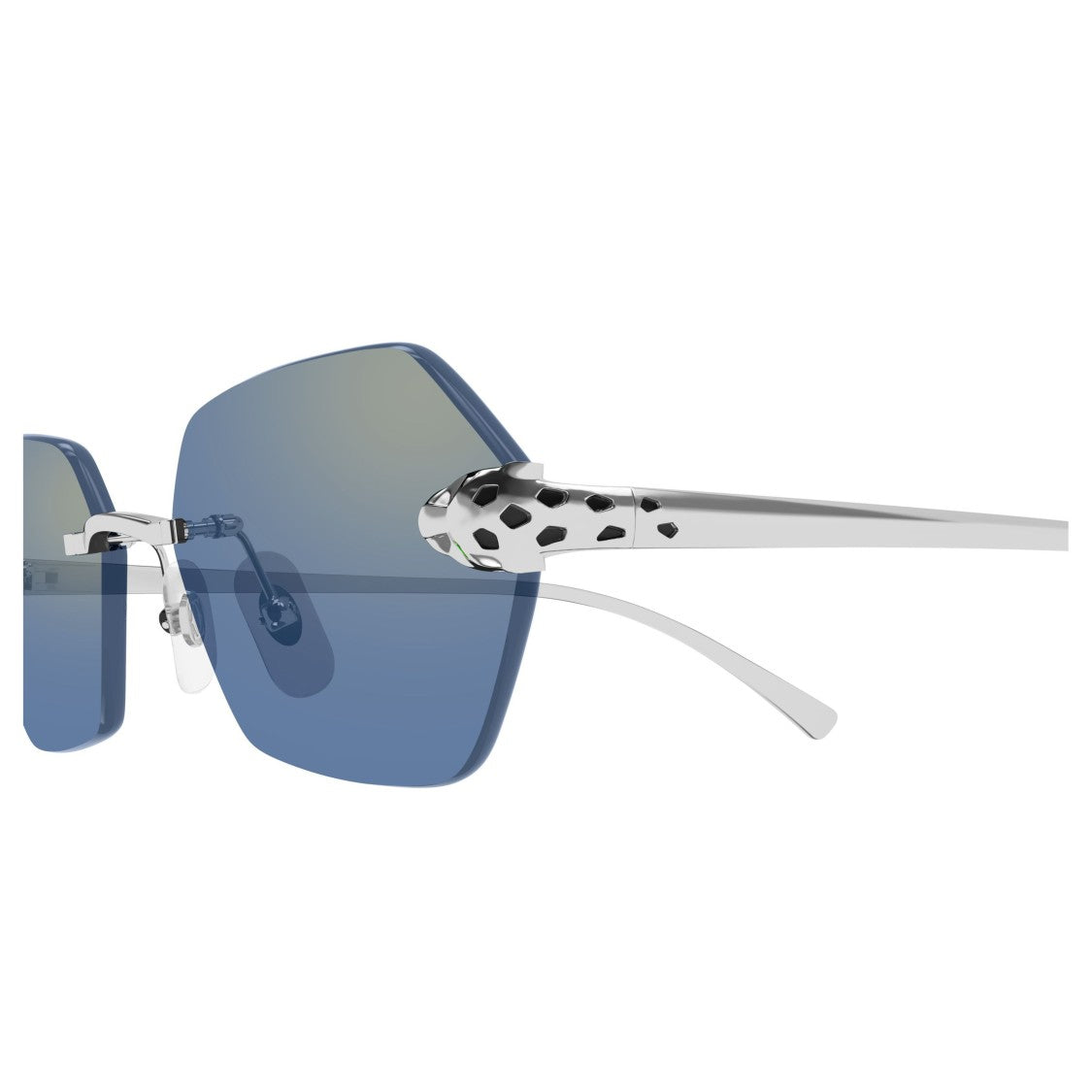 Cartier Ct0636s Rimless Hexagonal Sunglasses