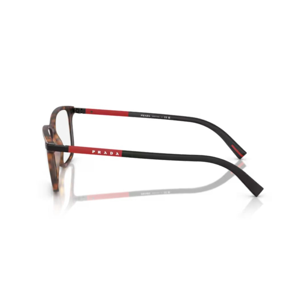 Prada Linea Rossa 02Rv Vista Rectangular Tortoiseshell Frame Eyeglasses