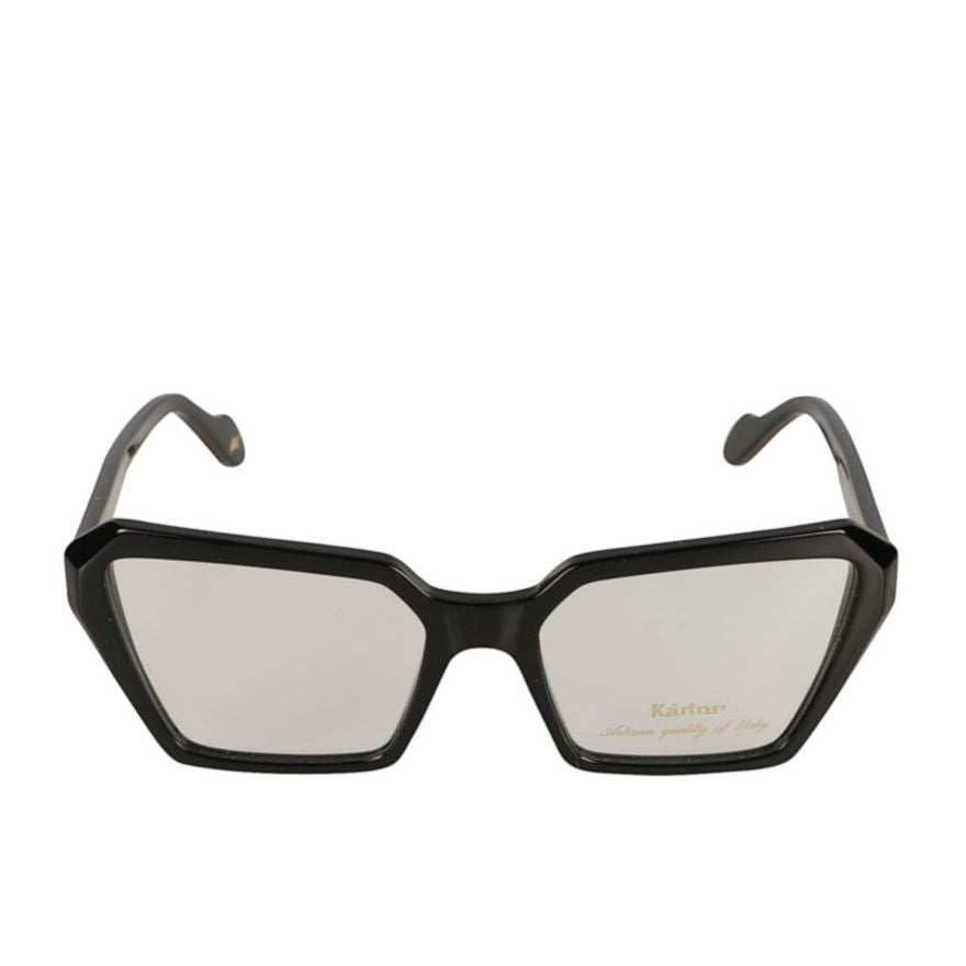 Kador Kamila Light Geometric Frame Sunglasses With Glossy Black Finish