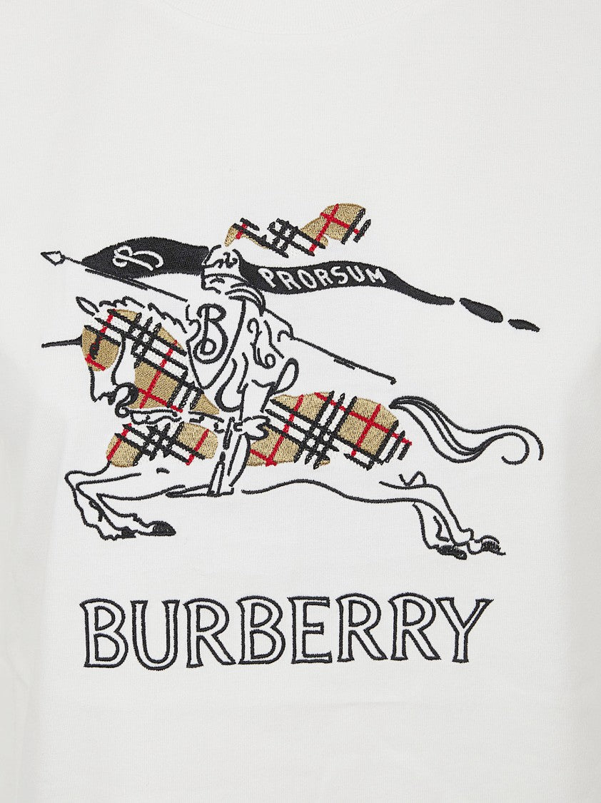 Burberry Graphic Print Cotton T-Shirt