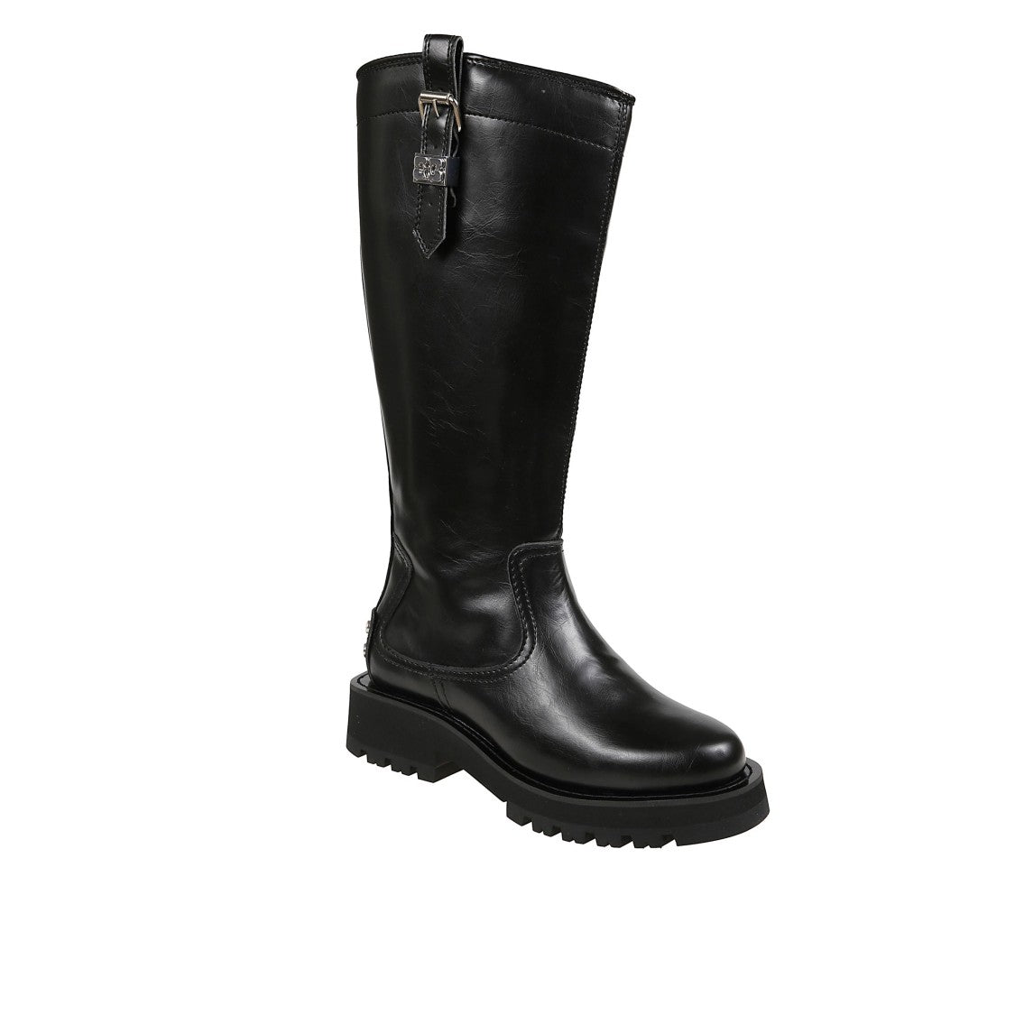 Ganni High Leather Boots