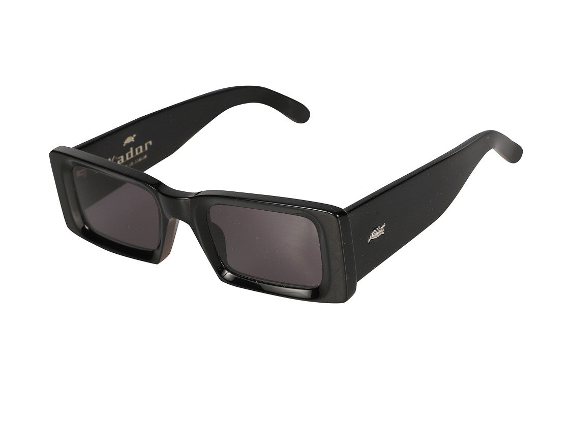 Kador Black Square Oversized Square Sunglasses