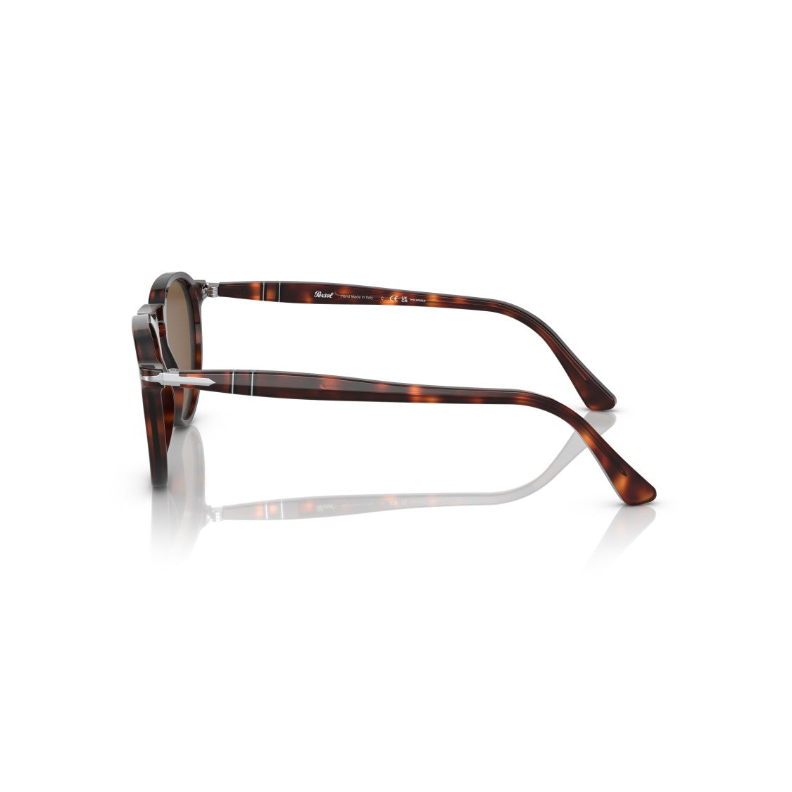 Persol Tortoiseshell 0Po3286s Round Acetate Sunglasses