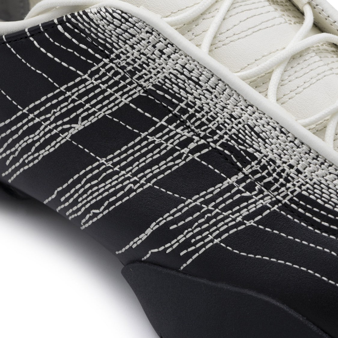 Y-3 Black Leather Regu Sneakers