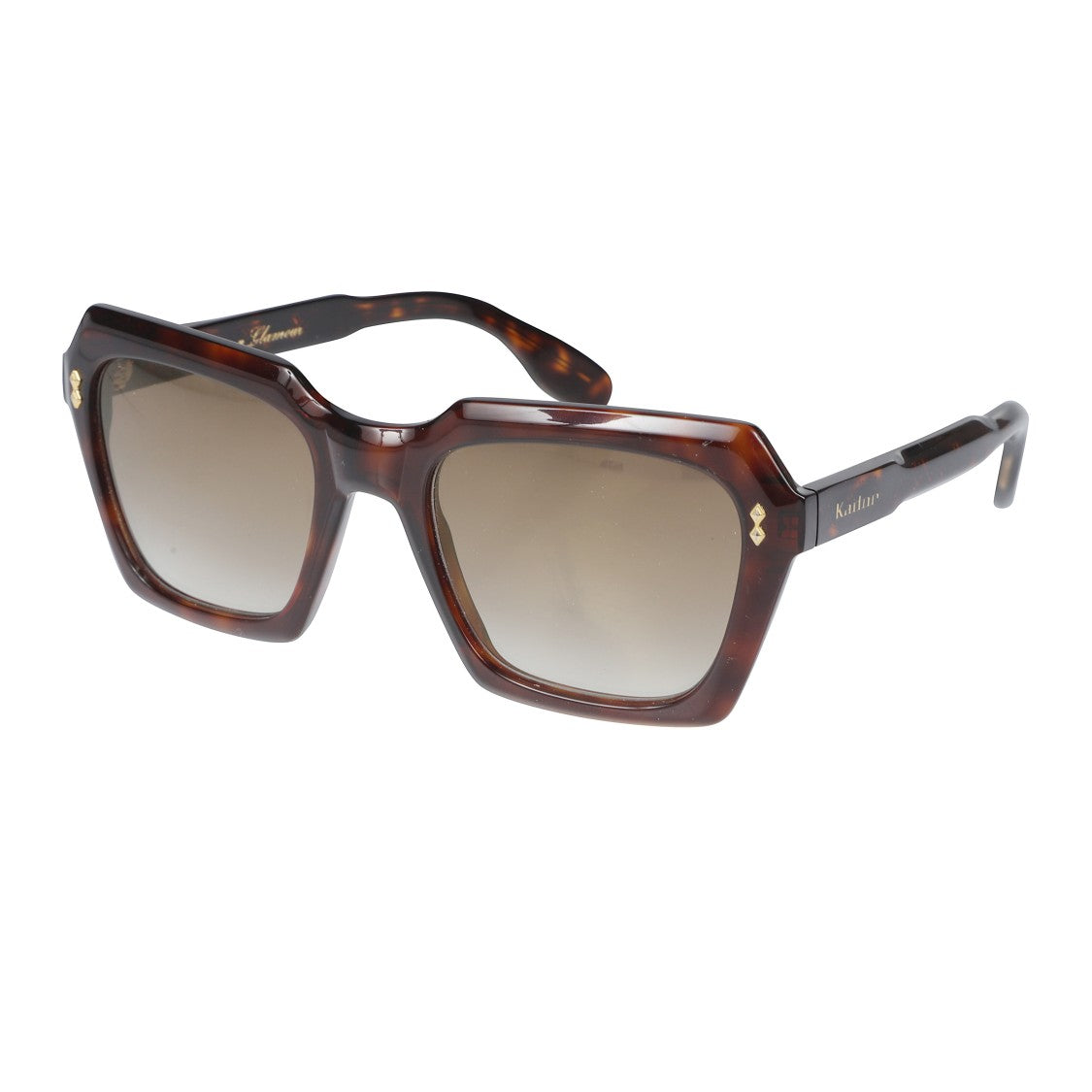 Kador Klara Glamour Oversized Square Frame Tortoiseshell Sunglasses