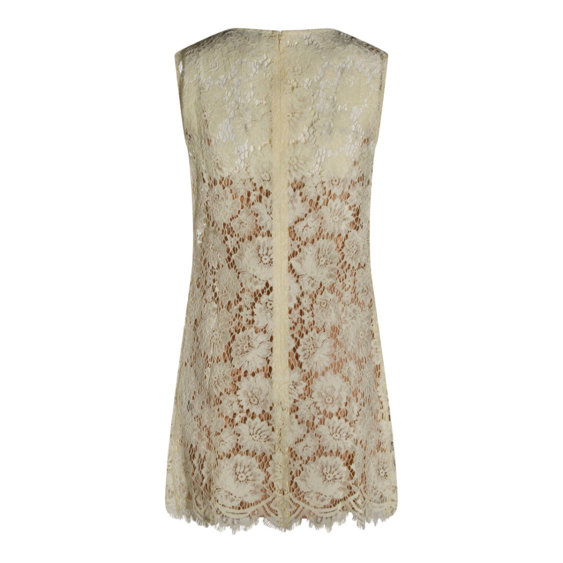 Self-Portrait Sleeveless Mini Dress With Floral Lace