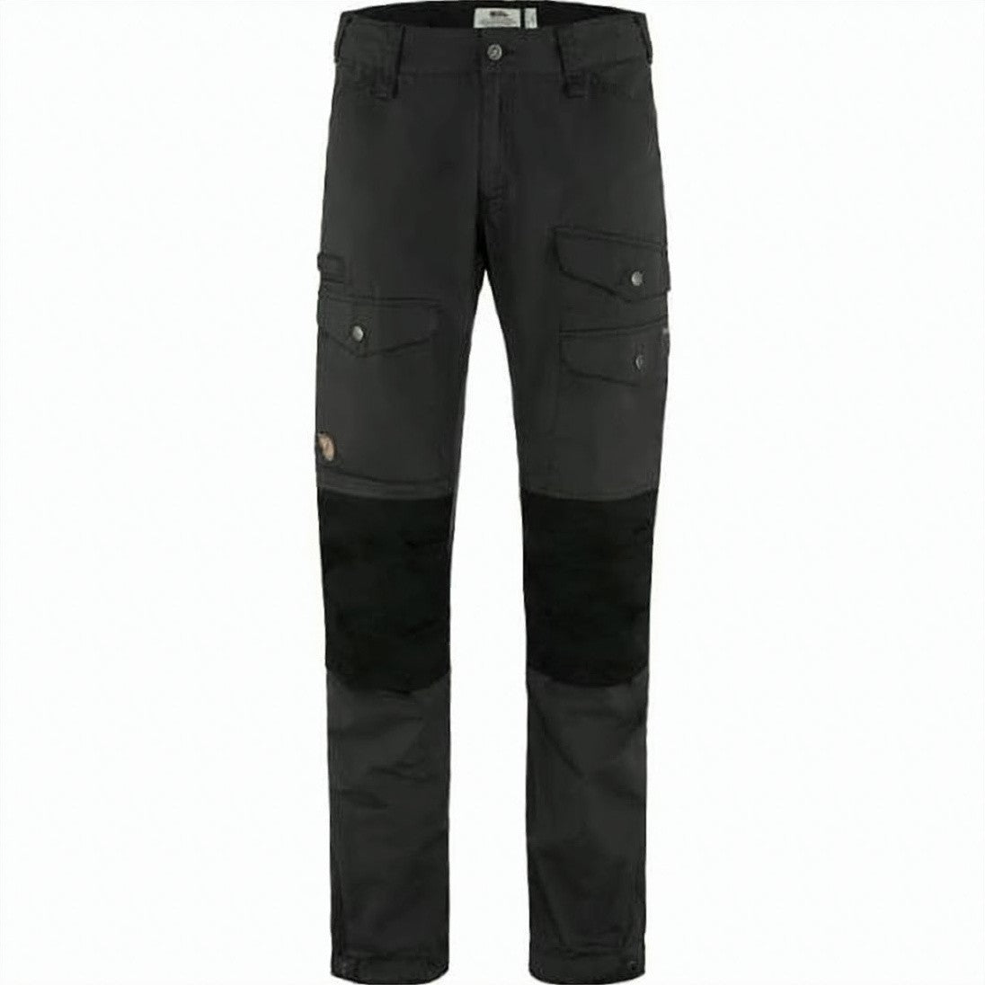 Fjallraven Straight-Leg Casual Pants With Reinforced Patches