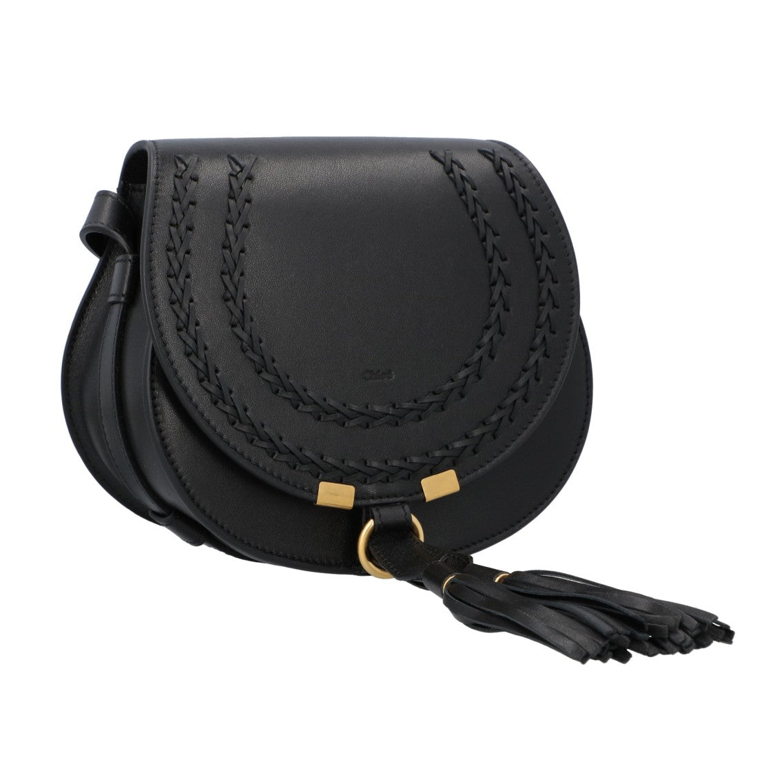 Chloé Small Marcie Saddle Bag Black