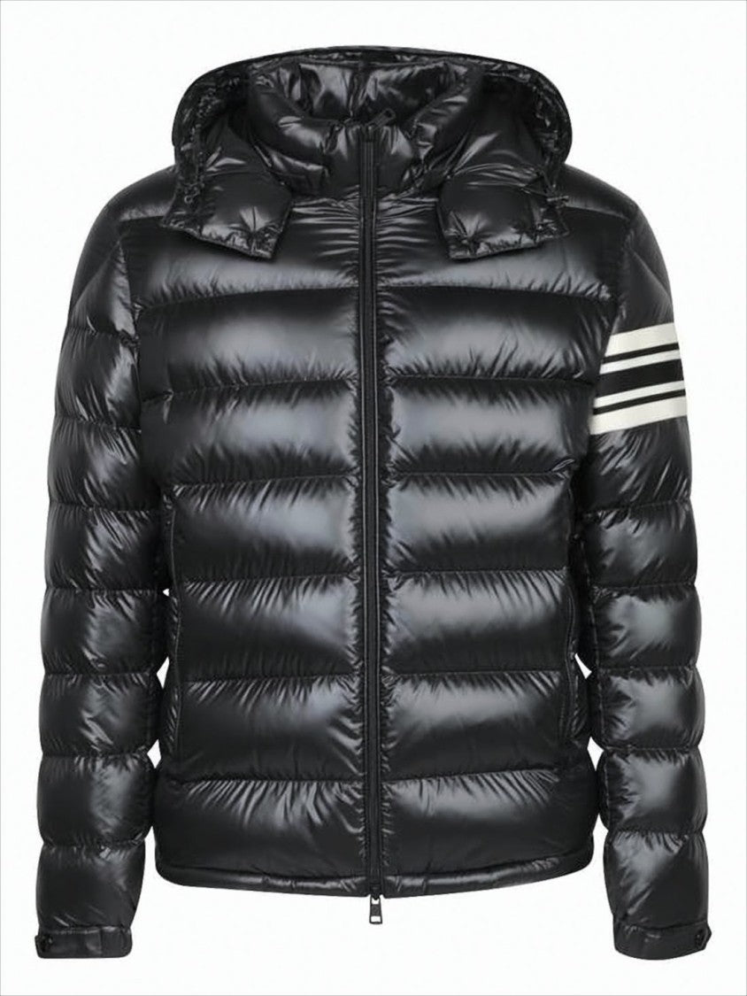 Moncler Quilted Black Puffer Jacket With Hood