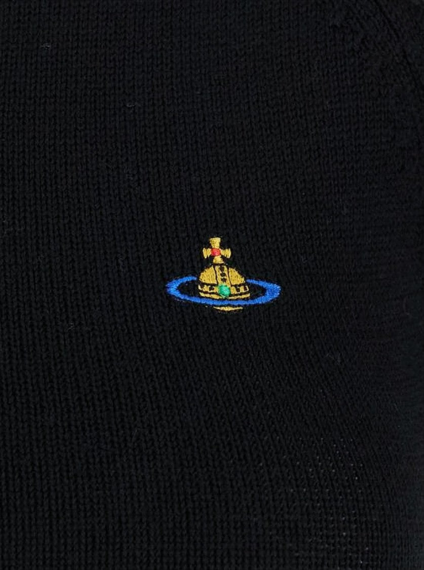 Vivienne Westwood Fitted Short-Sleeve Turtleneck Sweater