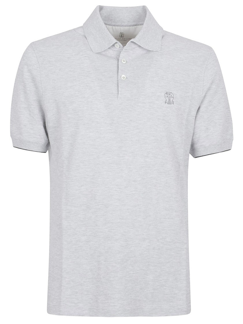 Brunello Cucinelli Short-Sleeved Polo Shirt