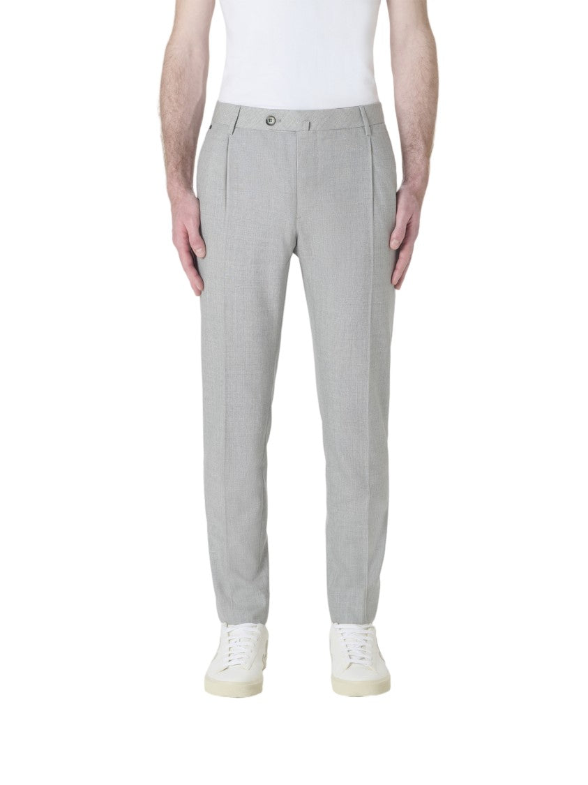 Gta Grey Pantaloni Slim Fit Tailored Pants