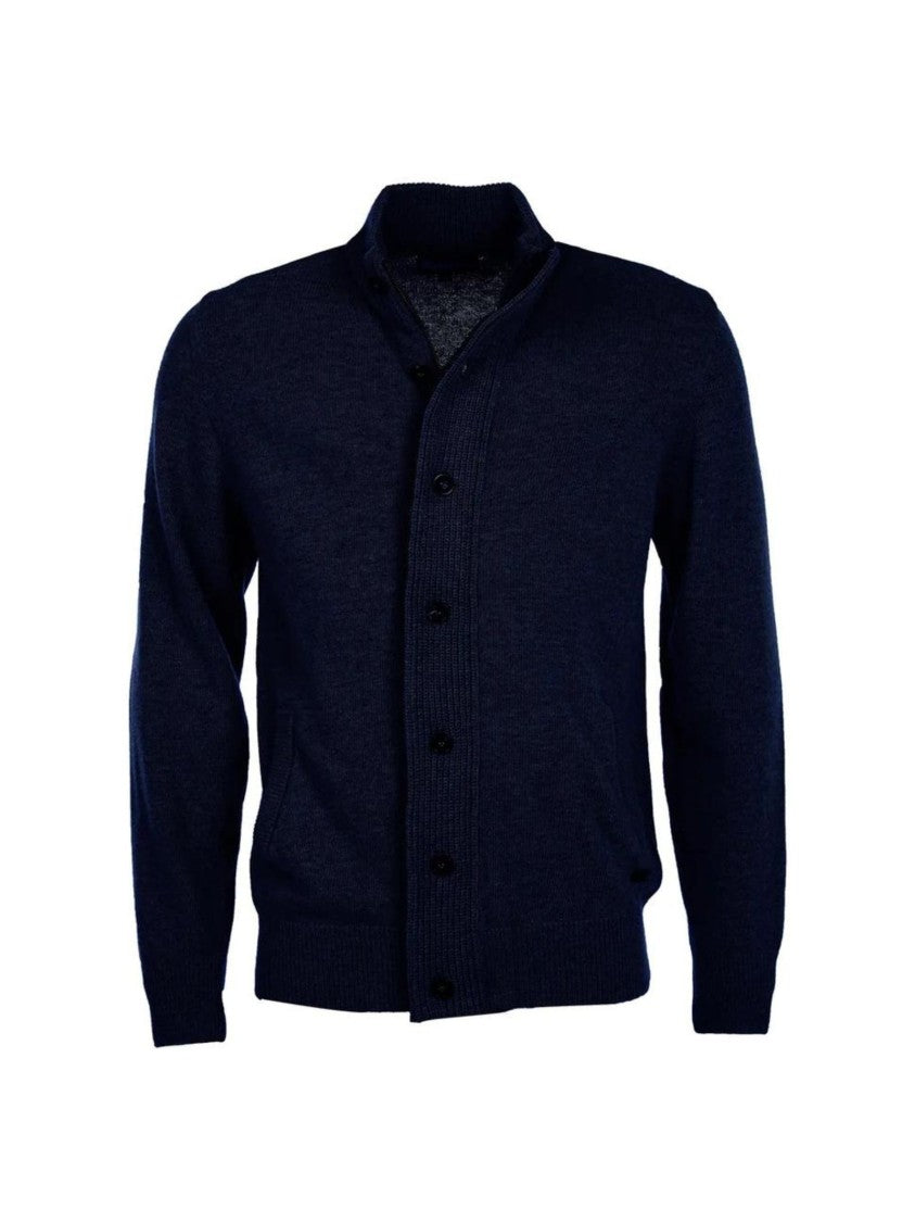 Barbour Blue Patch Zip Thru Sweater