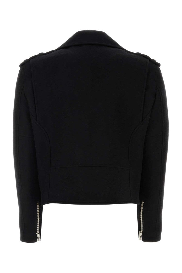 Balmain Black Felt Jacket