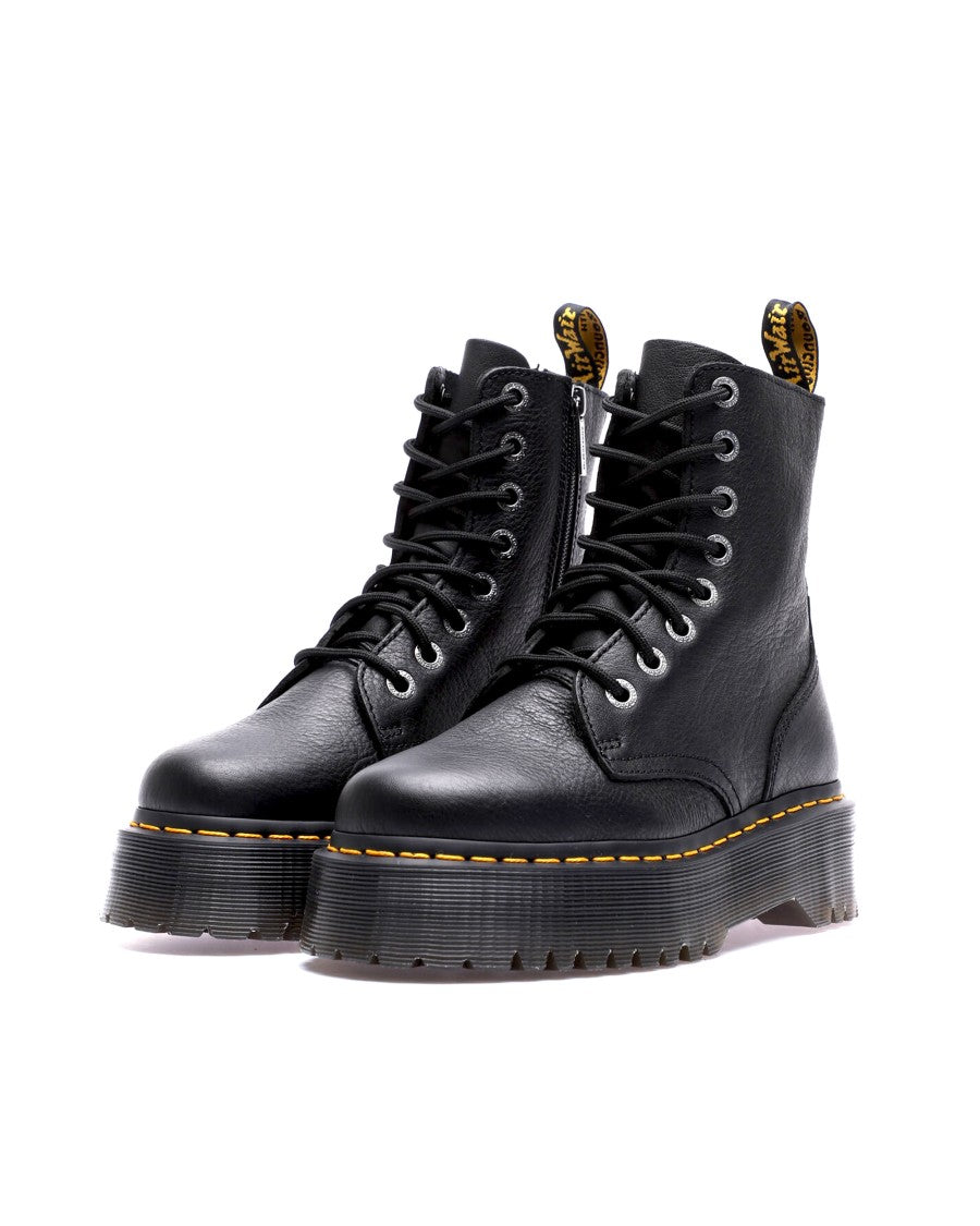 Dr. Martens Jadon Iii Platform Ankle Boots In Black Pisa