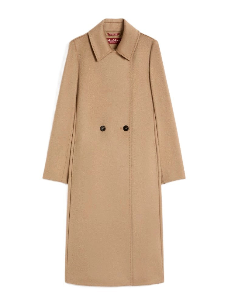 Max Mara Camel-Toned Virgin Wool Bcollage Coat