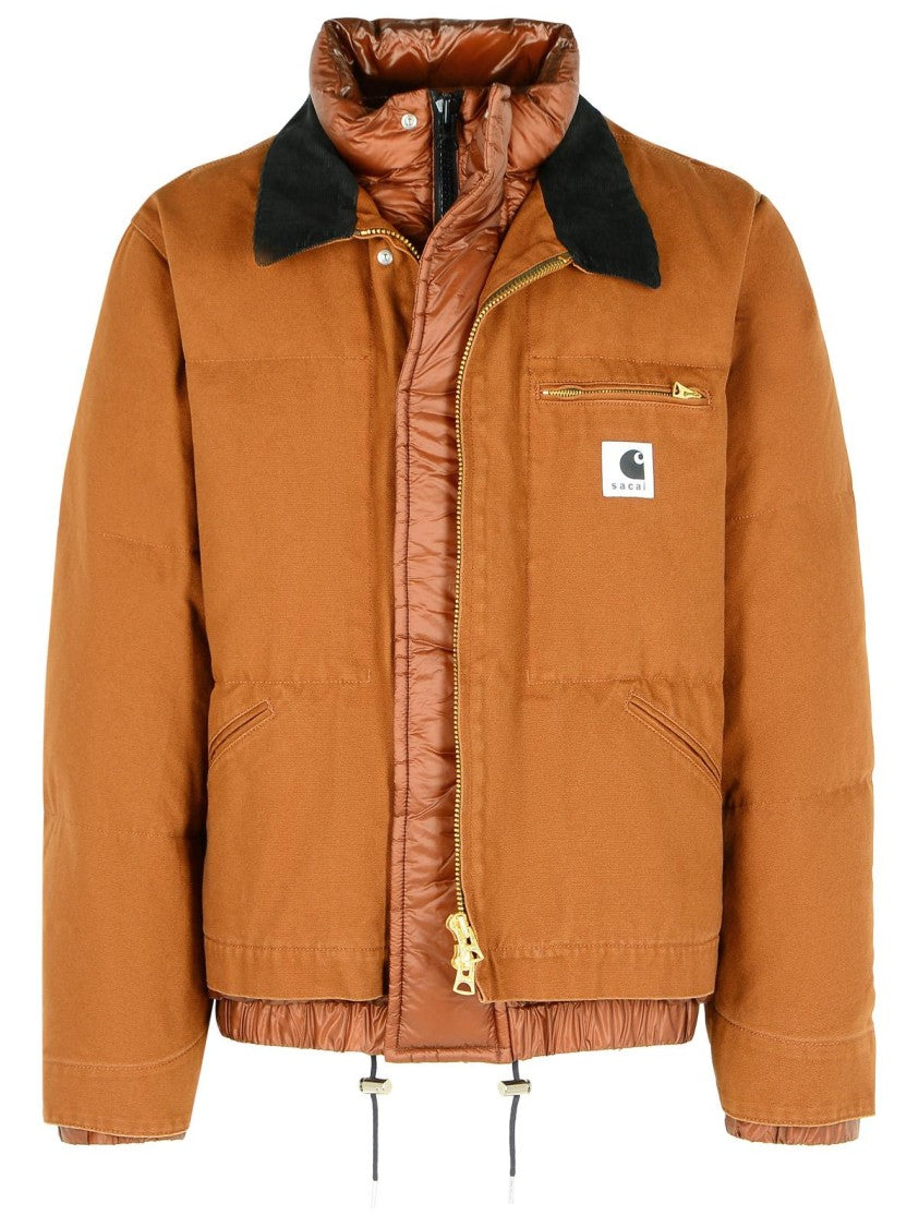 Sacai Brown Cotton Jacket