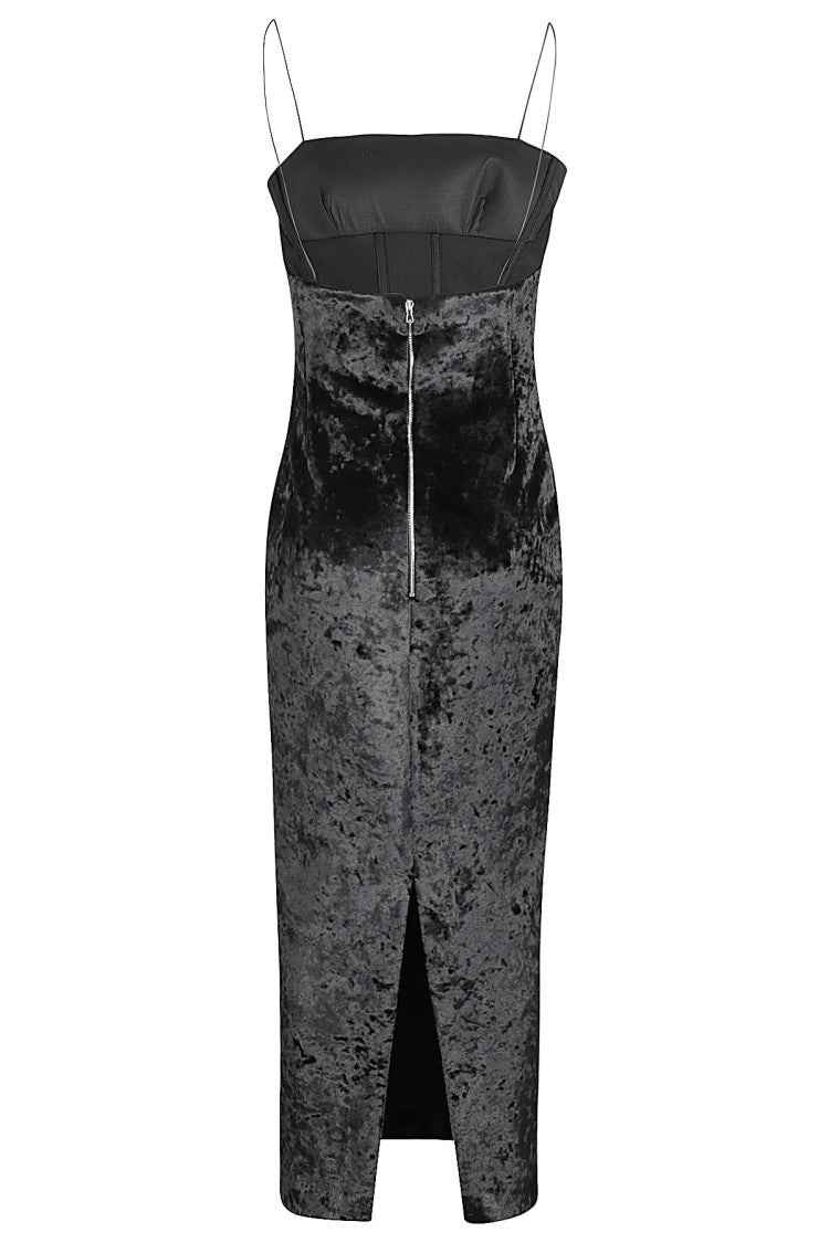 Chb Christian Boaro Velvet Longuette Dress