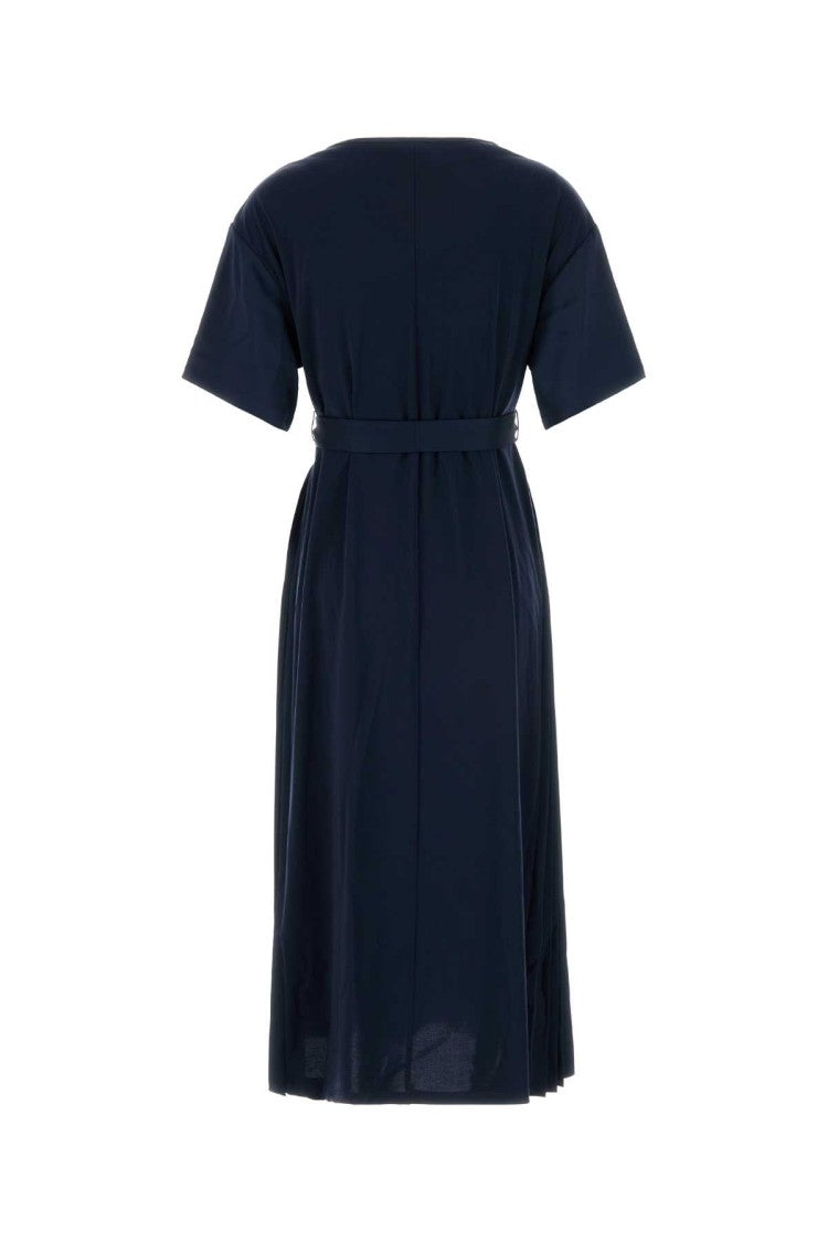 Weekend Navy Blue Stretch Nylon Blend Jordan Dress