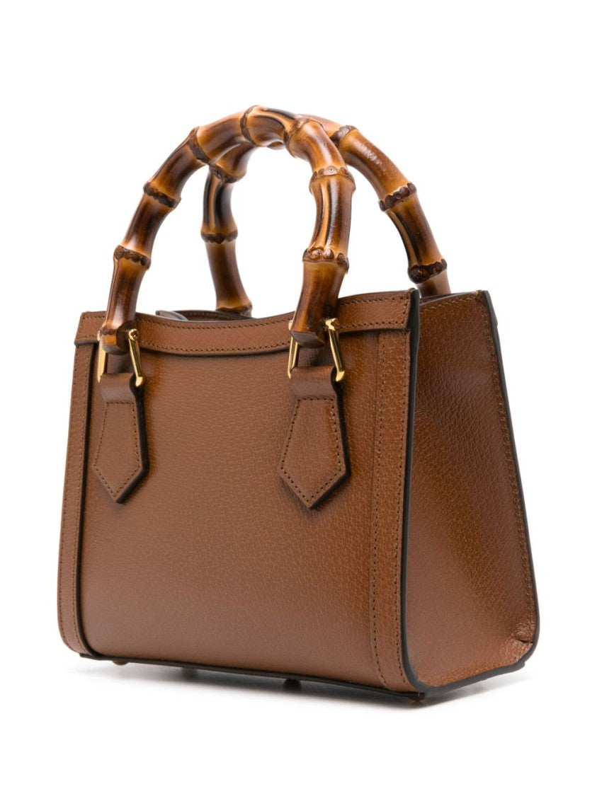 Gucci Structured Handbag With Bamboo Handles