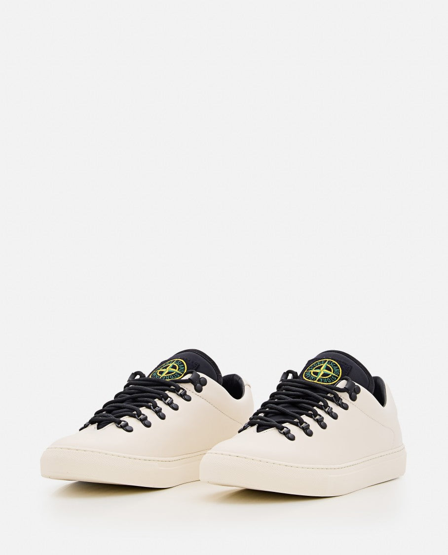 Stone Island Leather Sneakers