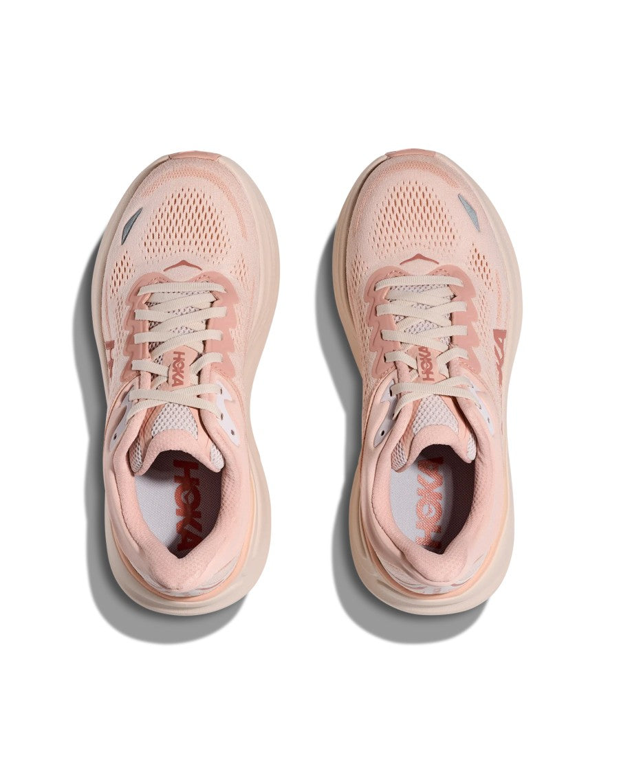 Hoka Bondi 9 Sneakers – Rose Latte/Rose Cream