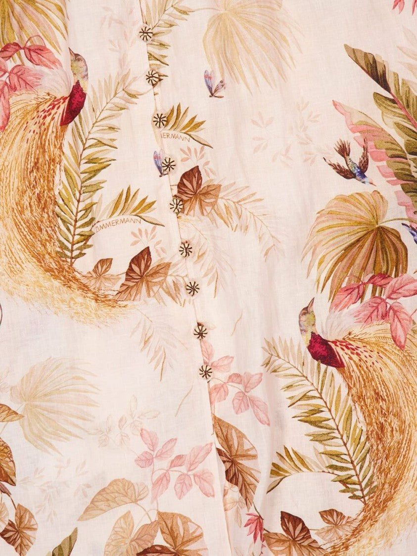 Zimmermann Long Dress With Floral Print