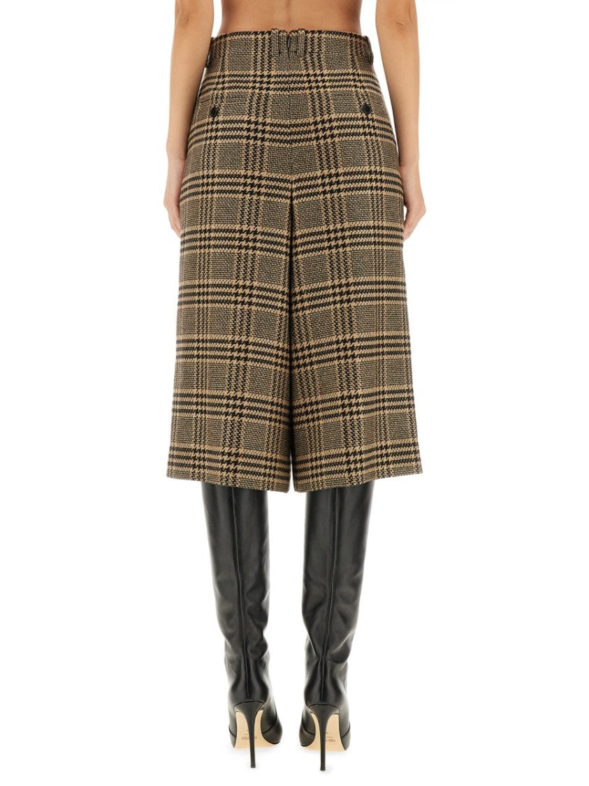 Saint Laurent Silk And Cashmere Pants Skirt