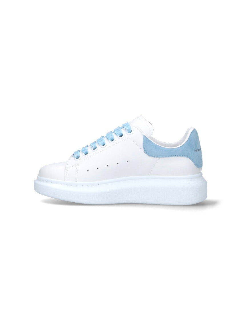 Alexander Mcqueen "Oversize" Sneakers, In White Calfskin