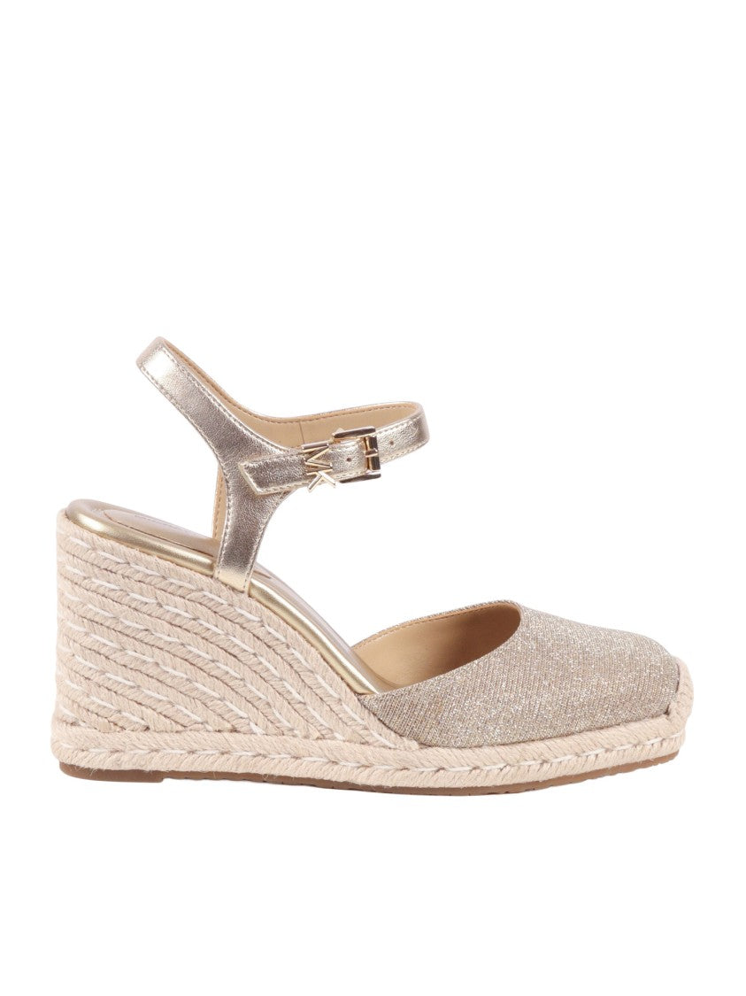 Michael Kors Kenzie Woven Espadrille Platform Sandals