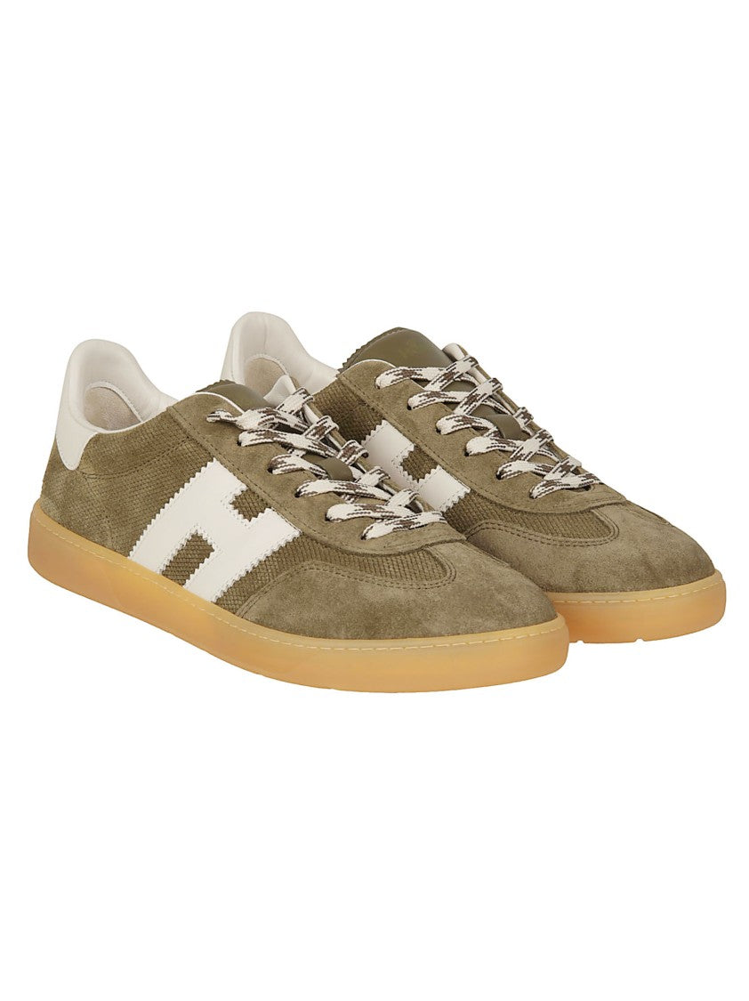 Hogan Brown Cool Calf Leather Sneakers