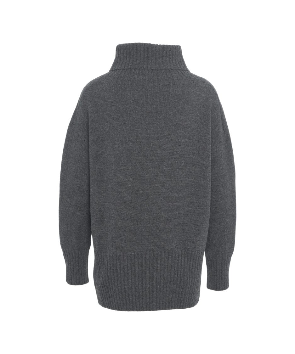 Mvm Merino Wool And Cashmere Turtleneck Sweater