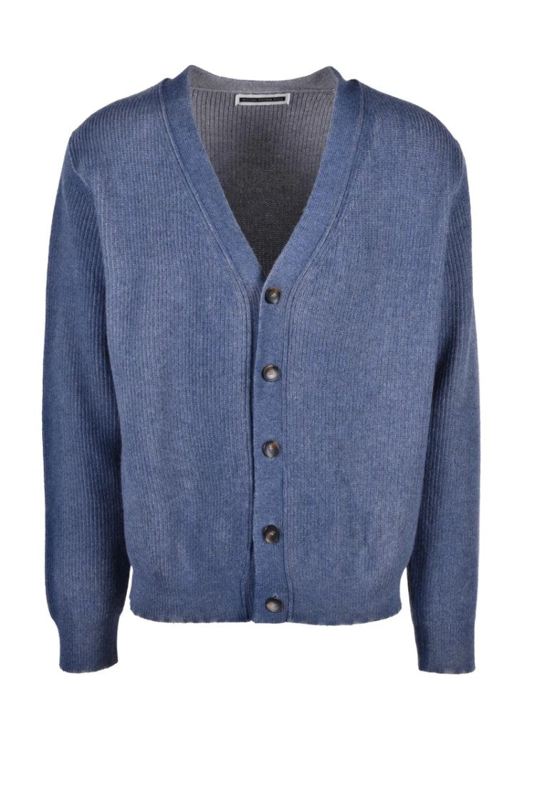 Original Vintage Style Vintage-Inspired Blue Merino Wool